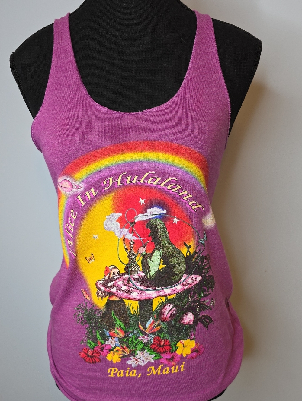 Alternative Magenta Scoop Neck Tank Top